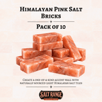 Himalayan Pink Salt Bricks 8x4x2 inch, Pack of 10