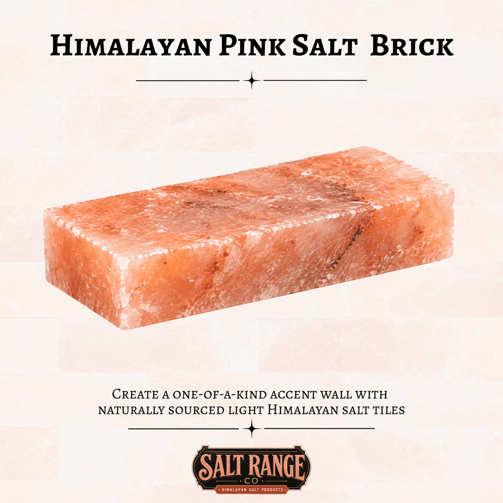 Himalayan Pink Salt Bricks 8x4x2 inch, Single Piece