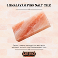 Himalayan Pink Salt Tiles 8x4x1 inch, Single Piece