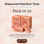 Himalayan Pink Salt Tiles 8x4x1 inch, Pack of 20