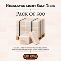 Light Himalayan Salt Tiles 8x4x1 inch, Pack of 150