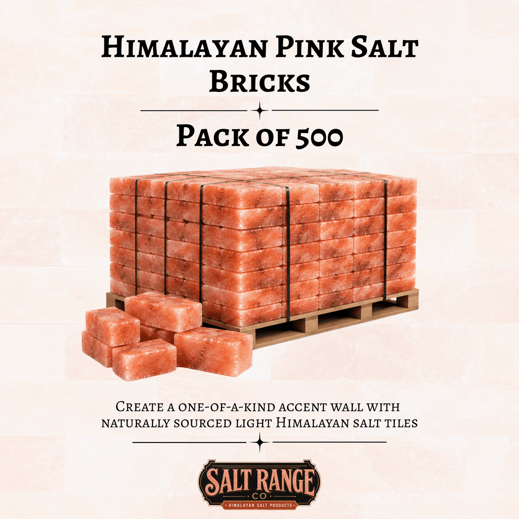 Himalayan Pink Salt Bricks 8x4x2 inch, Pack of 500