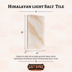 Light Himalayan Salt Tiles 8x4x1 inch, Pack of 1000 – photo 2
