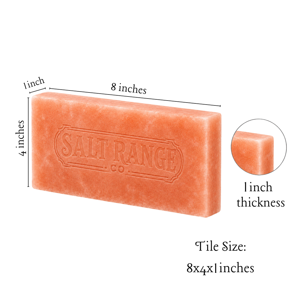 Himalayan Pink Salt Tiles 8x4x1 inch, Pack of 50 – photo 4