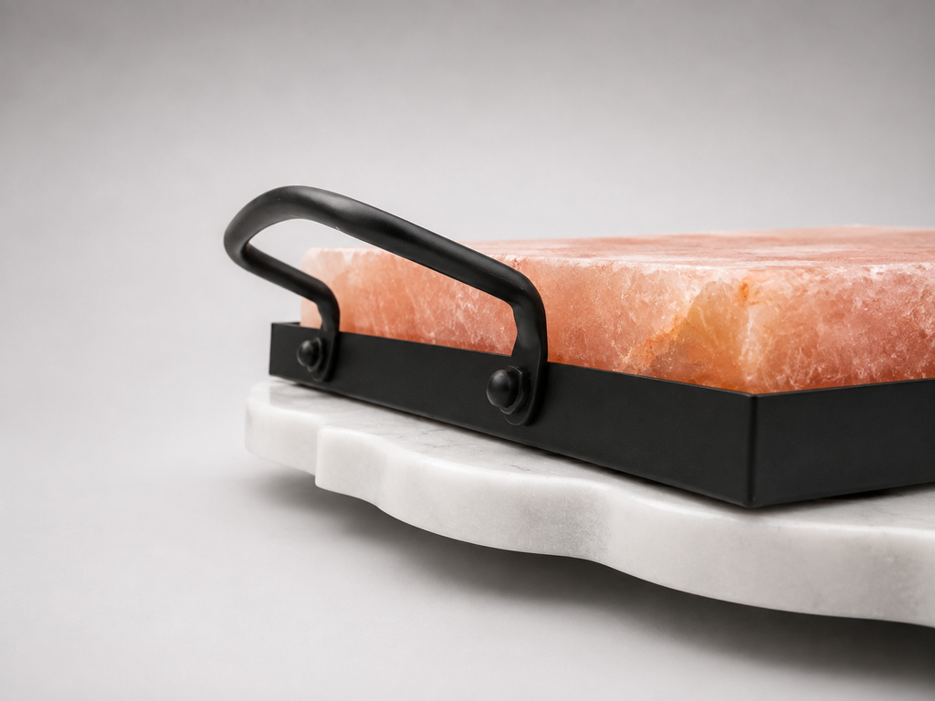 The Chef's Slab Himalayan salt cooking blocks - Pack of 6, 12x8x1.5 inch, Cooking, Grilling, Serving, Charcuterie – photo 3