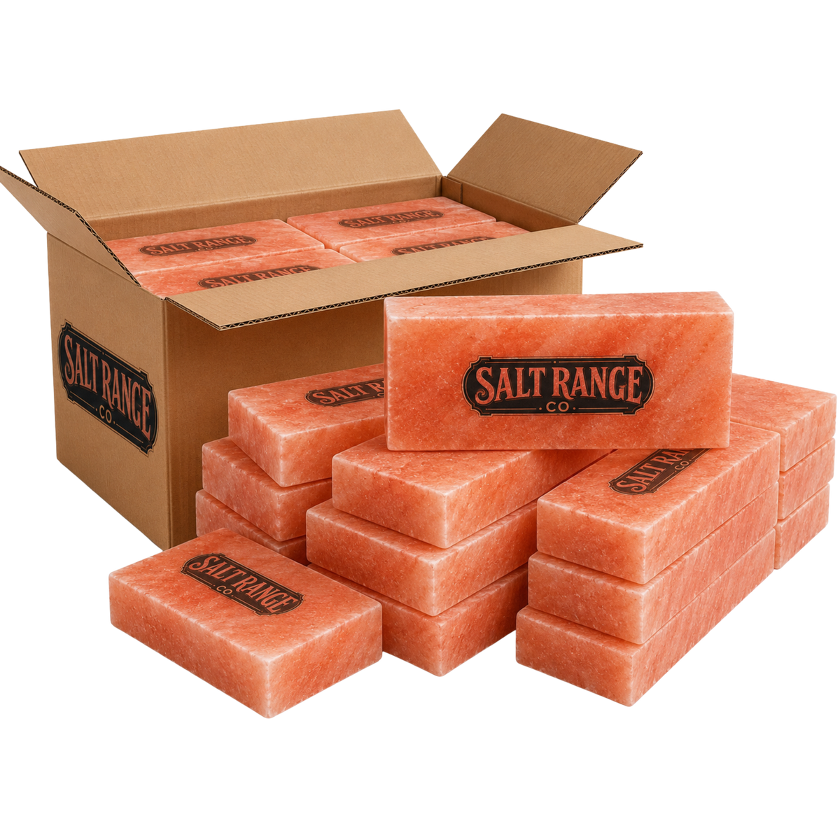 Himalayan Pink Salt Bricks 8x4x2 inch, Pack of 500 – photo 4