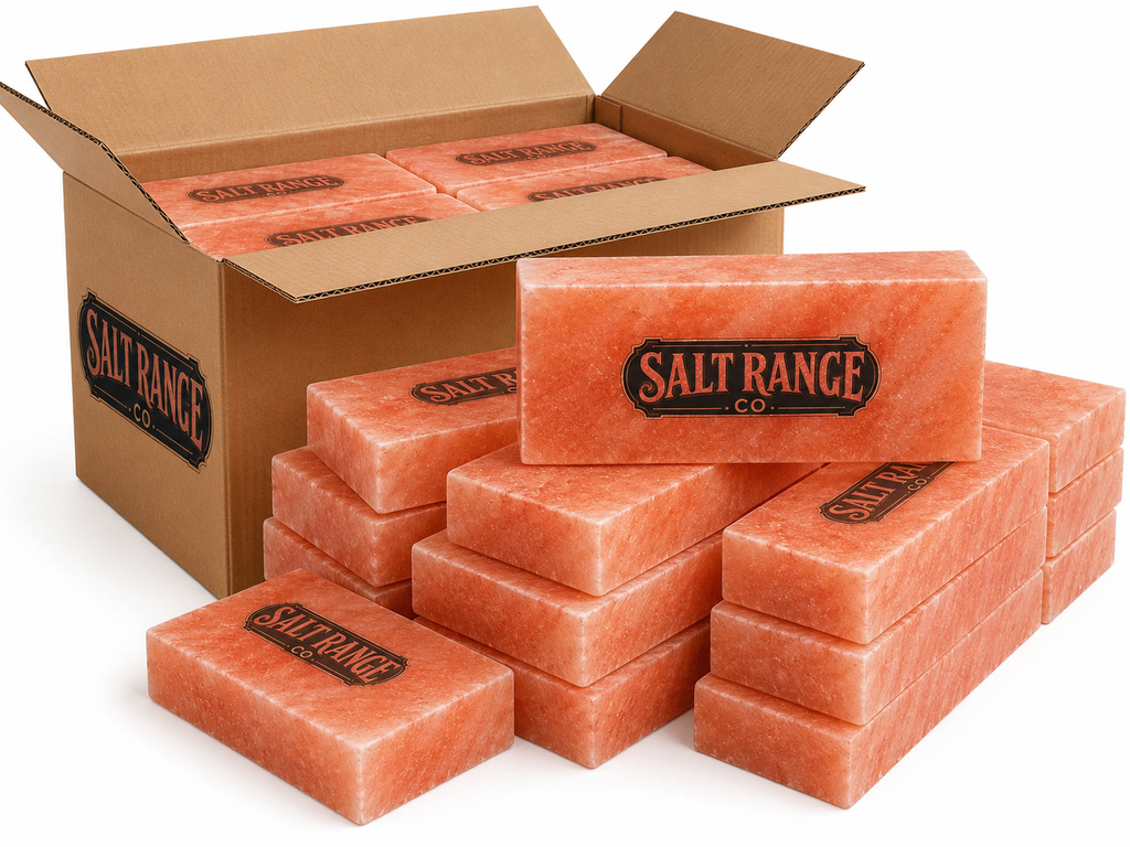 Himalayan Pink Salt Bricks 8x4x2 inch, Pack of 200 – photo 3