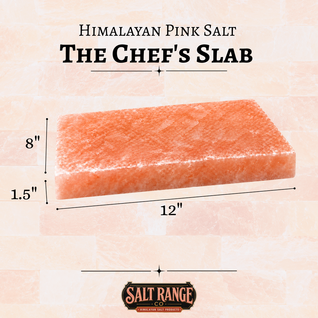 The Chef's Slab — Himalayan Salt Cooking Block 12x8x1.5