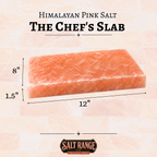 The Chef's Slab — Himalayan Salt Cooking Block 12x8x1.5