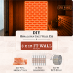 Himalayan Salt Wall DIY Kit — 8 x 10 ft (80 sq ft)
