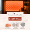 Himalayan Salt Wall DIY Kit — 8 x 5 ft (40 sq ft)