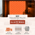 Himalayan Salt Wall DIY Kit — 8 x 8 ft (64 sq ft)