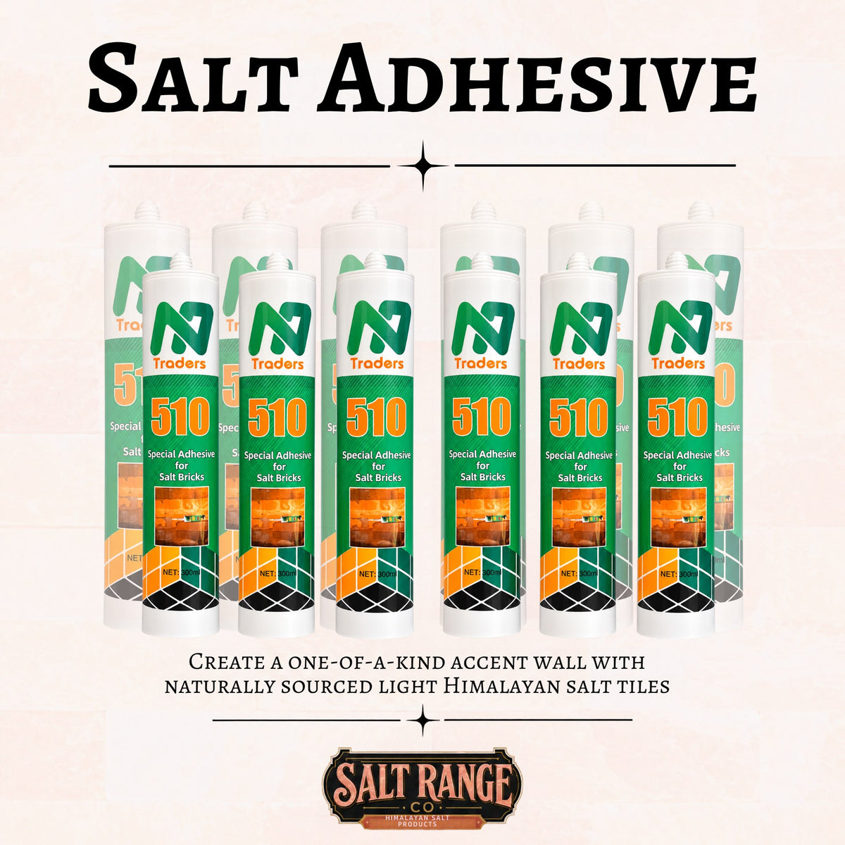 Salt Adhesive — For Himalayan Salt Bricks & Tiles