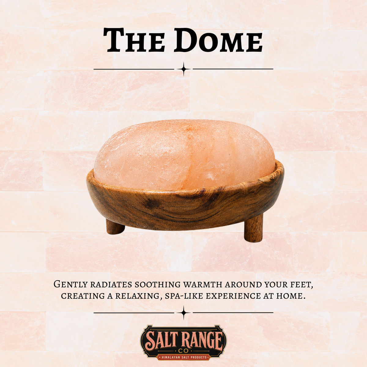 The Dome — Himalayan Pink Salt Lamp by Salt Range Co.