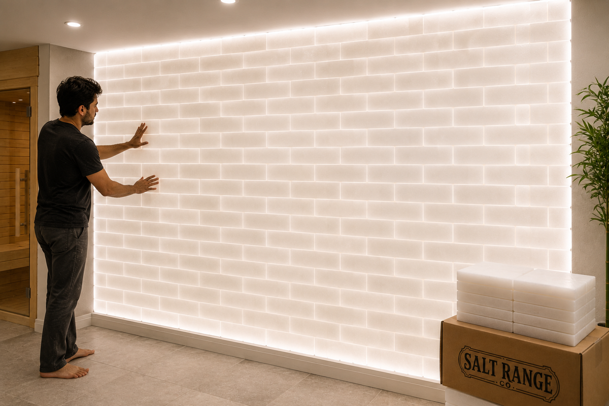 8 x 10 Ft Wall, 80 Sq Ft Himalayan Salt Wall DIY Kit – photo 15